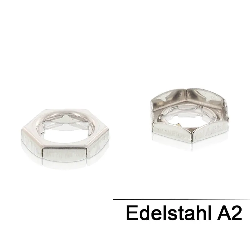 DIN 7967 A2 M6 Sicherungsmuttern (200 Stück) Angebot