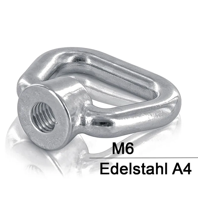 DIN 80704 Korbmutter - A4 - M6 - 10 Stück Preisknaller