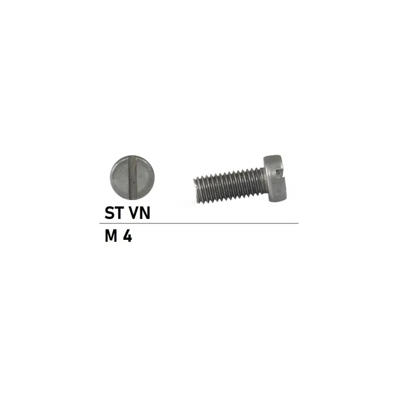Aktuell DIN 84 Zylinderschrauben SZ Stahl 4.8 vernickelt - Durchmesser M4