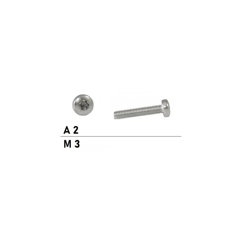 Abverkauf DIN 7985 Linsenkopfschrauben A2 - TX - M3