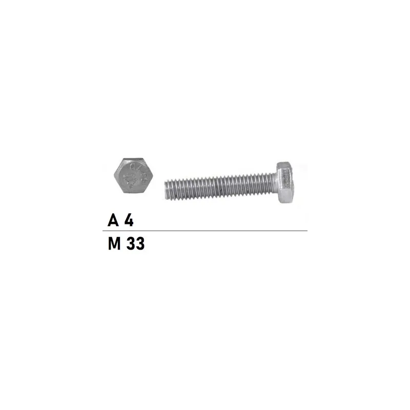 Abverkauf DIN 933 Sechskantschrauben A4 - VG - M33