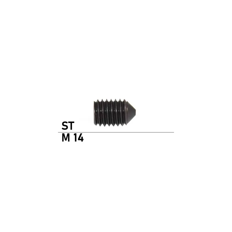 Abverkauf DIN 914 45 H Gewindestifte mit Spitze, mit Innensechskant - Durchmesser M14