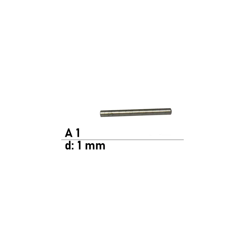Zylinderstifte DIN 7 - Ø 1 mm - mit Kuppe - Edelstahl A1 Saisonangebot