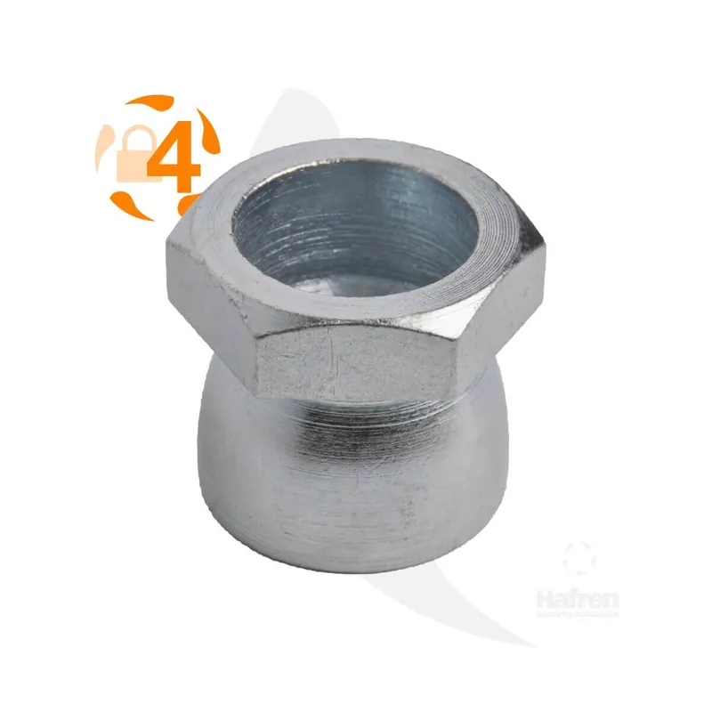 Abreissmutter aus verzinktem (CR-3) Stahl M8 100 Stück Bestpreis