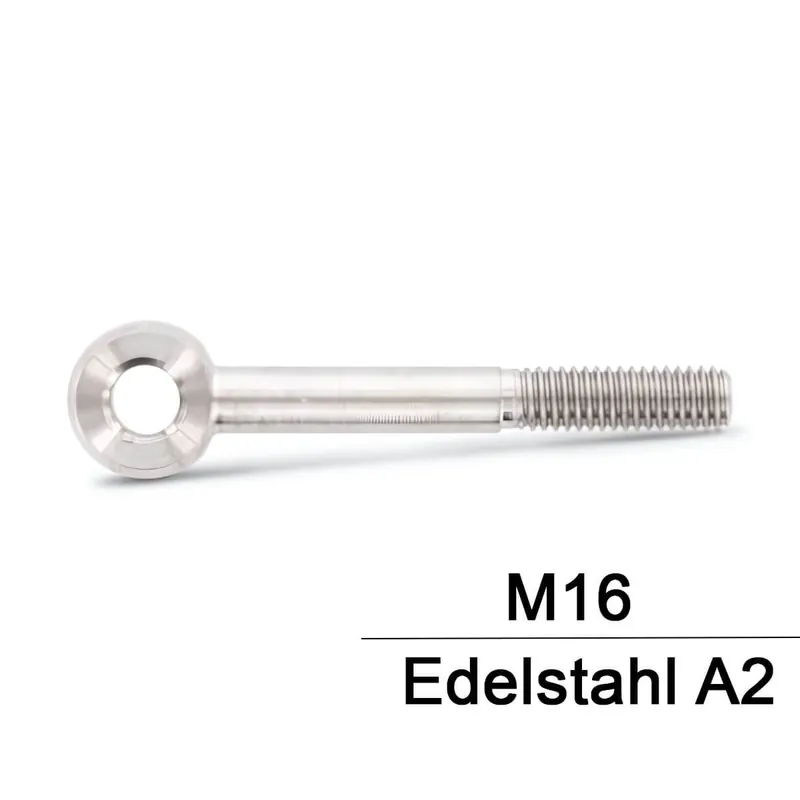 Abverkauf DIN 444 Augenschraube - A2 - Form B - M16x120 - 25 Stück