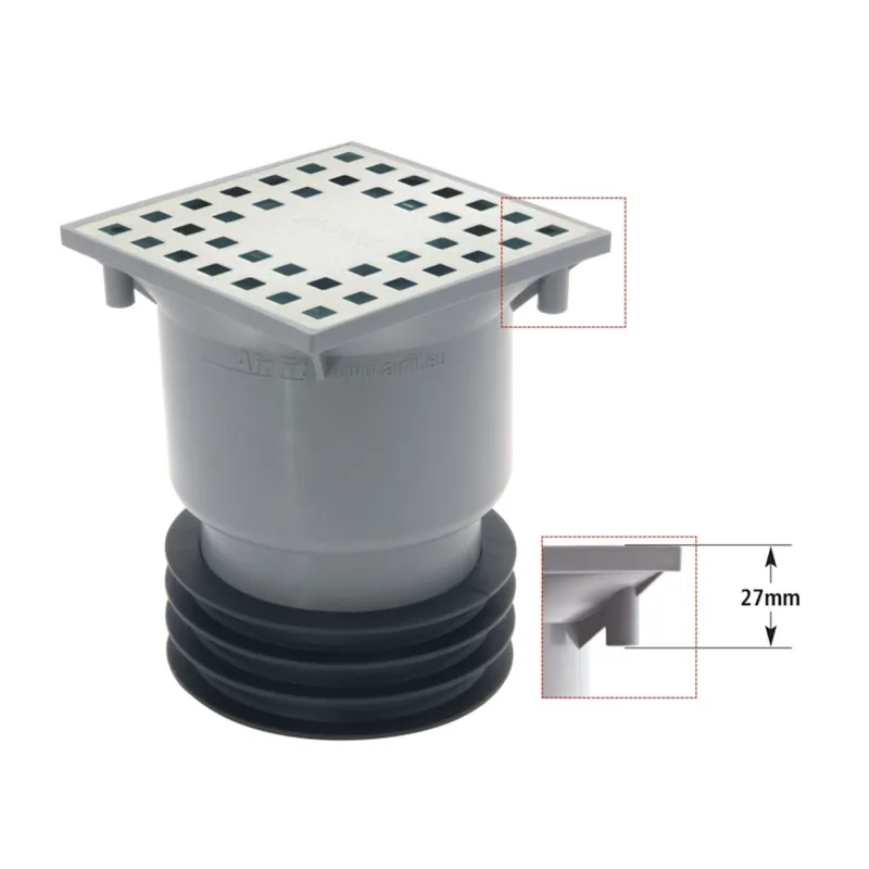 Mega-Angebot Airfit Profi-Bodenablauf DN 110/90/50 und Spitzende DN 110, 60200BA