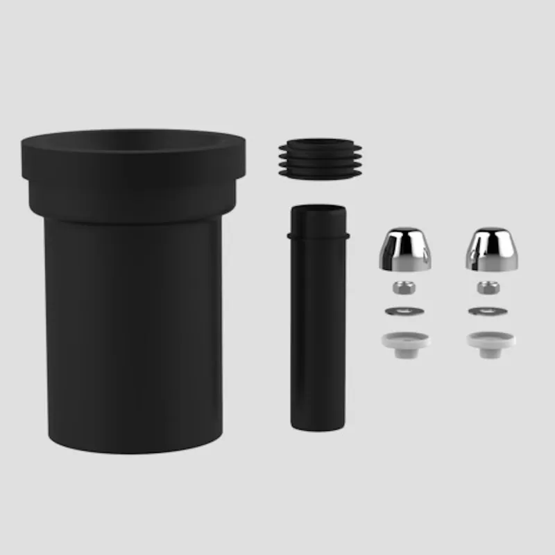 SANIT WC-Anschlussgarnitur 180 mm DN100 chrom Expressversand