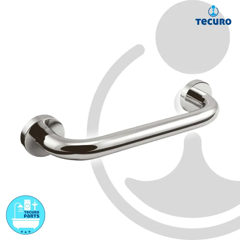 tecuro 8000 Wannengriff 300 mm, Rohrdurchmesser Ø 25 mm - Metall hochglanzverchromt Preiswert
