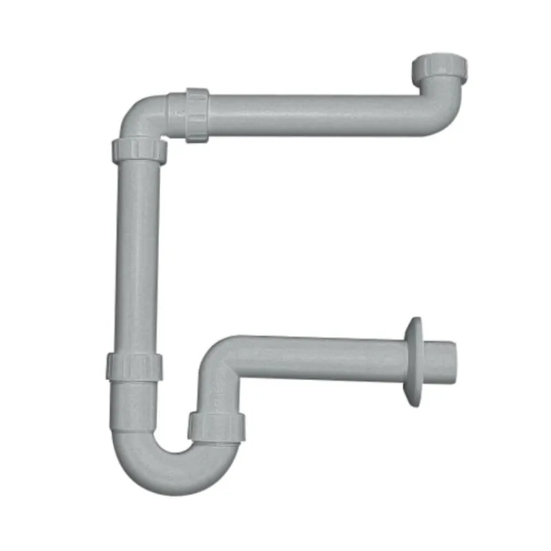 Jetzt Bestellen PP-Raumsparsiphon Greta 2958, 1 1/2 und 1 1/4 Zoll DN 32, grau